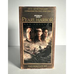 Pearl Harbor (VHS Movie 2 Tape Set) 60th Anniversary Commemorative Edition